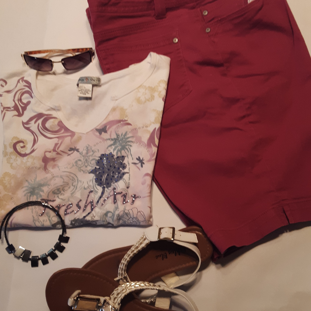 SONOMA LIFE+STYLES Modern Fit Bermuda jean shorts